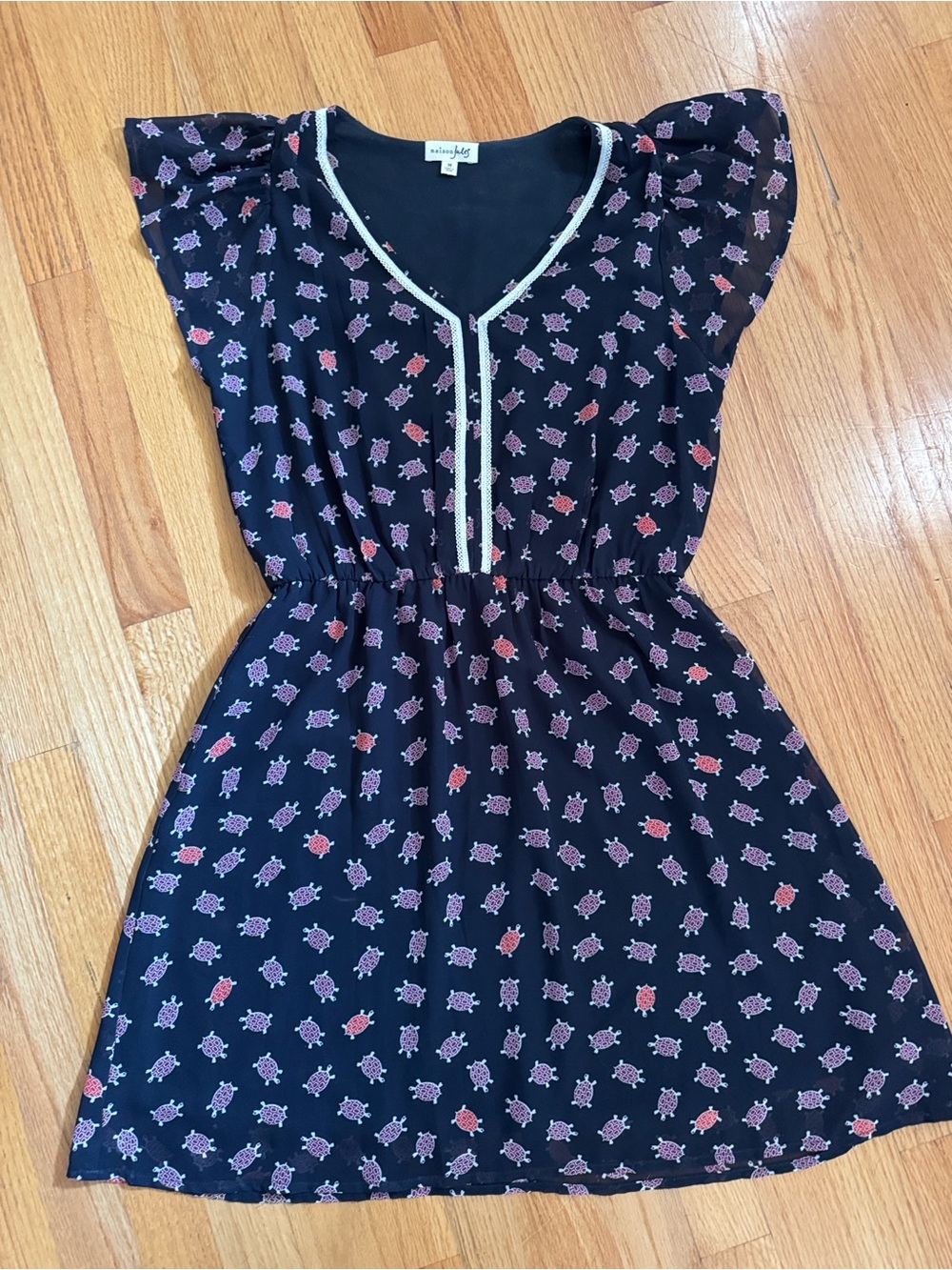 Madison Jules Turtle Mini Dress Size Medium